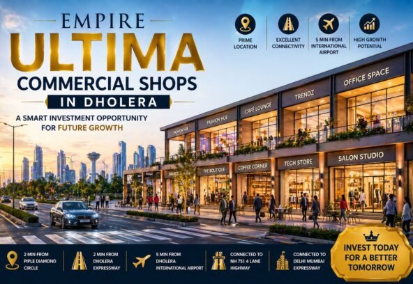 Empire Ultima Commercial Shops in Dholera | Prime Location