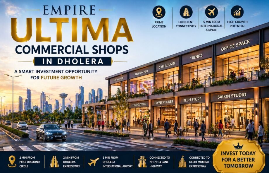 Empire Ultima Commercial Shops in Dholera | Prime Location