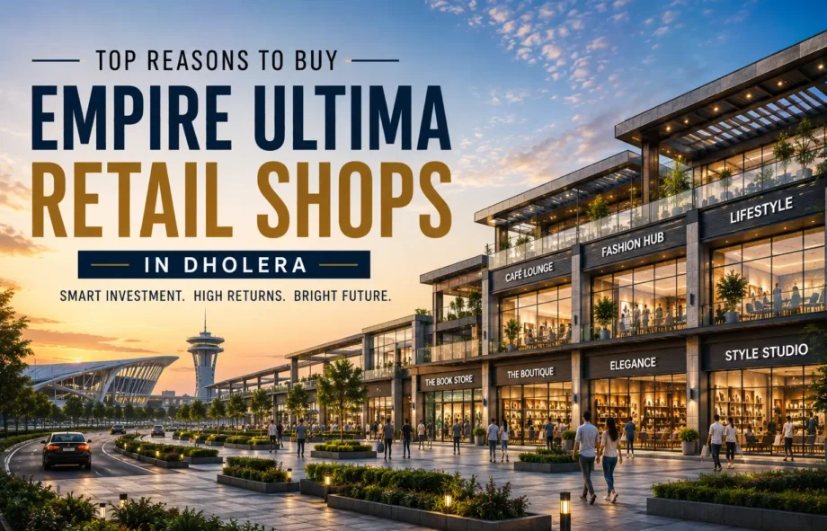 Empire Ultima Retail Shops in Dholera | Best Investment