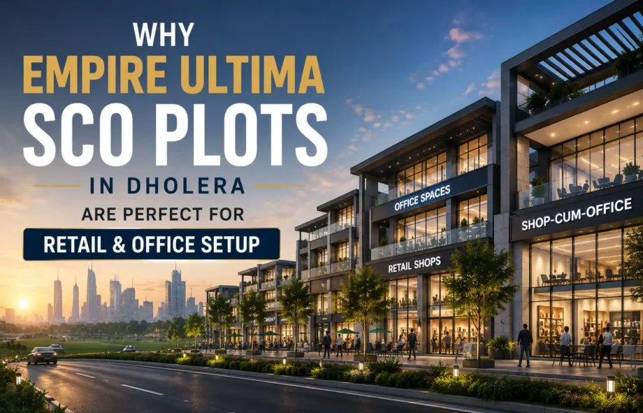 Empire Ultima SCO Plots in Dholera | Own Retail & Office Space