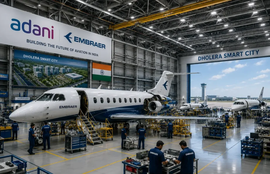 Adani & Embraer Aircraft Assembly Project in Dholera