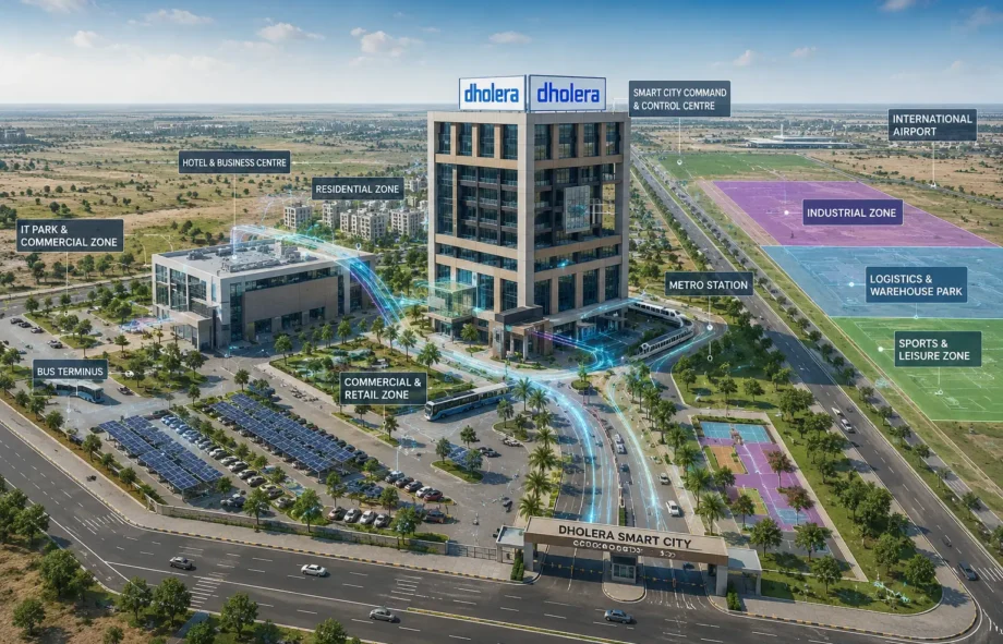 Dholera Rail Project Growth of Dholera Smart City