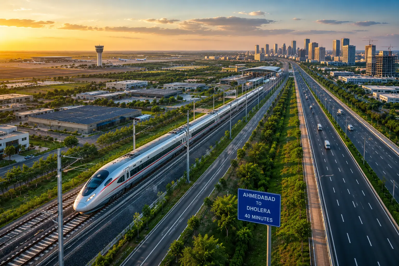 Ahmedabad to Dholera in 40 Minutes Why Investors Are Watching Dholera Closely