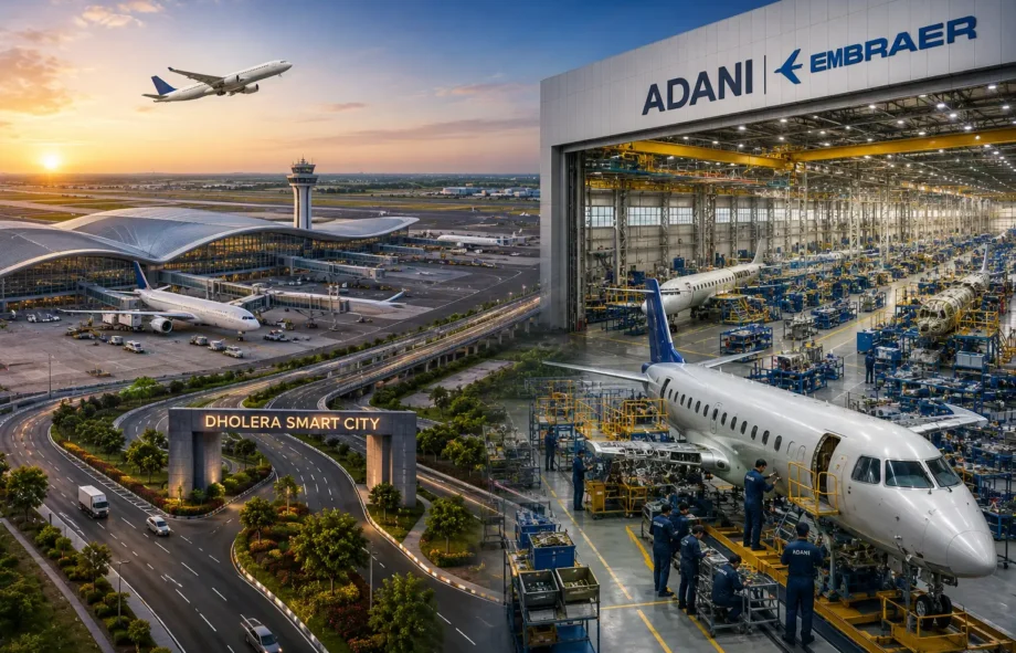 Dholera Airport Update Adani & Embraer