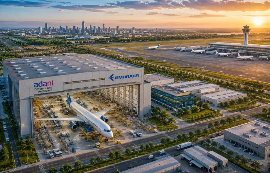 Dholera Airport Update Adani-Embraer Aircraft Assembly Unit in Dholera SIR