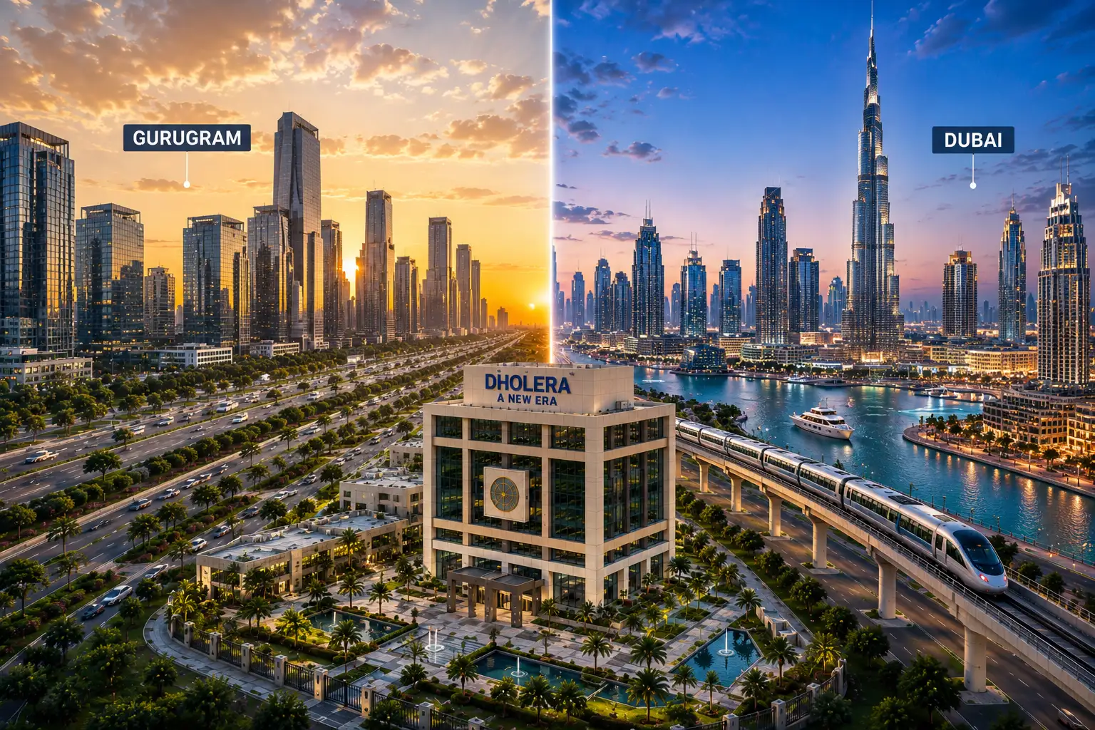 Dholera Smart City Next Gurugram or Dubai Future X Developers
