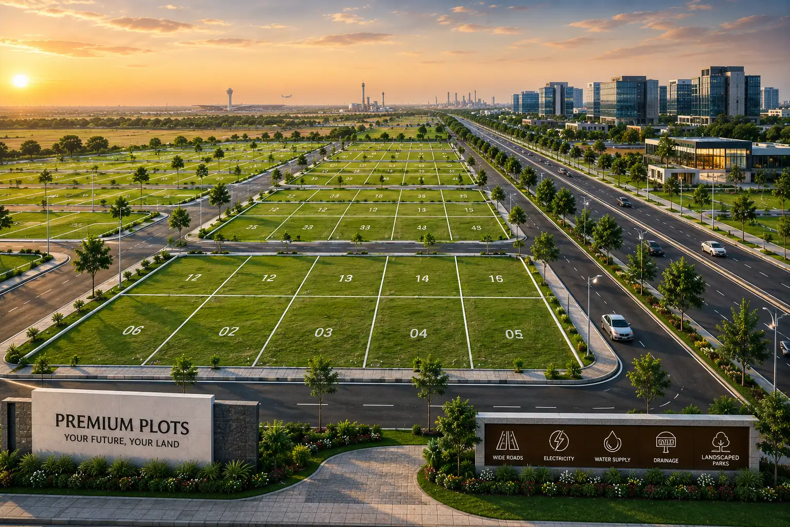 Best Plots in Dholera Smart City Future X Developers