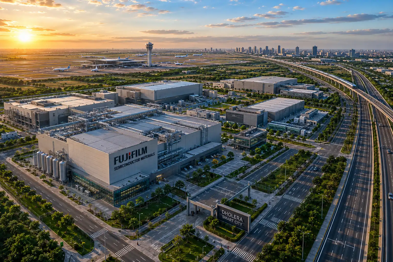 Fujifilm Semiconductor Materials Facility in Dholera Future X Developers