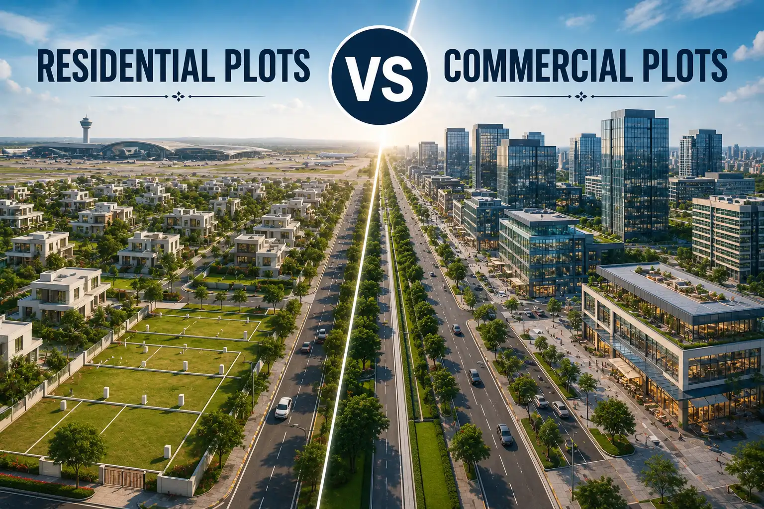 Residential vs Commercial Plots in Dholera Which Should You Buy Future X Developers